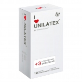 Ультратонкие презервативы Unilatex Ultra Thin - 12 шт. + 3 шт. в подарок - Unilatex - купить с доставкой в Ногинске