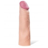 Реалистичная насадка с ярко выраженной головкой - 16,5 см. - A-toys - в Ногинске купить с доставкой