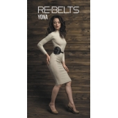 Пояс с клёпками Yona Black - Rebelts - купить с доставкой в Ногинске
