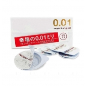 Супер тонкие презервативы Sagami Original 0.01 - 5 шт. - Sagami - купить с доставкой в Ногинске