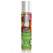 Смазка с ароматом тропических фруктов JO Flavored Tropical Passion - 30 мл. - System JO - купить с доставкой в Ногинске