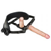 Женский страпон с вагинальной пробкой Woman Strap - 18 см. - LOVETOY (А-Полимер) - купить с доставкой в Ногинске