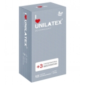 Презервативы с точками Unilatex Dotted - 12 шт. + 3 шт. в подарок - Unilatex - купить с доставкой в Ногинске
