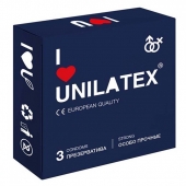 Ультрапрочные презервативы Unilatex Extra Strong - 3 шт. - Unilatex - купить с доставкой в Ногинске
