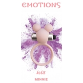 Розовое эрекционное виброколечко Emotions Minnie Light pink - Lola Games - в Ногинске купить с доставкой