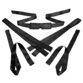 Бондажный набор из сатиновых лент Bordeaux 5 Piece Satin Bondage Set - XR Brands - купить с доставкой в Ногинске