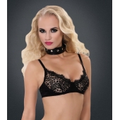 Полиуретановый ошейник с пуклями и D-кольцами Collar with Studs - Blush Novelties - купить с доставкой в Ногинске