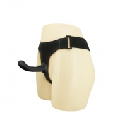Страпон с изогнутой головкой Ultra Harness Curvy Dildo - 15,8 см. - Baile - купить с доставкой в Ногинске