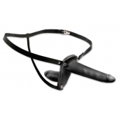 Женский страпон с вагинальной пробкой Double Penetrix Strap-on - 15 см. - Pipedream - купить с доставкой в Ногинске