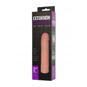 Насадка-удлинитель Extension sleeve телесного цвета - 18,5 см. - Sitabella - в Ногинске купить с доставкой
