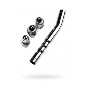 Металлический анальный душ с тремя насадками - ToyFa - купить с доставкой в Ногинске