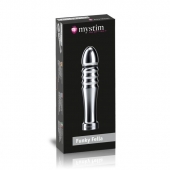 Ребристый фаллоимитатор для электростимуляции Funky Fella Rill Dildo - 13 см. - MyStim - купить с доставкой в Ногинске