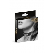 Узенький ошейник из полиуретана с кольцом - Bijoux Pour Toi - купить с доставкой в Ногинске