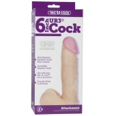 Ультра реалистичная насадка Vac-U-Lock  6  ULTRASKYN Cock - 17,3 см. - Doc Johnson - купить с доставкой в Ногинске