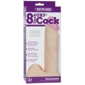 Ультрареалистичная насадка для трусиков Vac-U-Lock 8  ULTRASKYN Cock - 20,57 см. - Doc Johnson - купить с доставкой в Ногинске