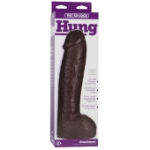 Большая насадка для трусиков Vac-U-Lock Realistic Hung - 31,7 см. - Doc Johnson - купить с доставкой в Ногинске