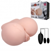 Вагина и анус с вибрацией CrazyBull Vagina and Ass - Baile - в Ногинске купить с доставкой