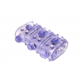 Фиолетовая насадка на пенис Rings Armour - Lola Games - в Ногинске купить с доставкой