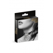 Черный чокер с двумя кольцами - Bijoux Pour Toi - купить с доставкой в Ногинске