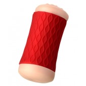 Двухсторонний мастурбатор JOS  NADIN в красном цилиндре - JOS - в Ногинске купить с доставкой