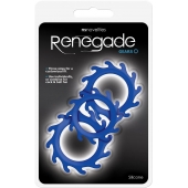 Набор из 3 синих эрекционных колец Renegade Gears - NS Novelties - в Ногинске купить с доставкой