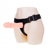 Телесный фаллоимитатор на трусиках Jessica Strap-On - 15,5 см. - Baile - купить с доставкой в Ногинске