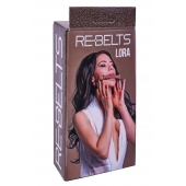 Кляп-трензель Lora с металлическими кольцами - Rebelts - купить с доставкой в Ногинске
