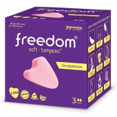 Женские гигиенические тампоны без веревочки FREEDOM mini - 3 шт. - Freedom - купить с доставкой в Ногинске