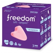 Женские гигиенические тампоны без веревочки FREEDOM normal - 3 шт. - Freedom - купить с доставкой в Ногинске