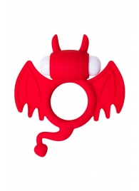 Красное эрекционное кольцо на пенис JOS COCKY DEVIL - JOS - в Ногинске купить с доставкой