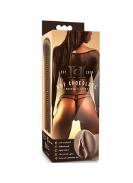 Коричневый мастубратор-вагина Nicole s Kitty - Blush Novelties - в Ногинске купить с доставкой