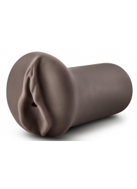 Коричневый мастубратор-вагина Nicole s Kitty - Blush Novelties - в Ногинске купить с доставкой