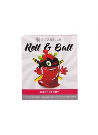 Стимулирующий презерватив-насадка Roll   Ball Raspberry - Sitabella - купить с доставкой в Ногинске