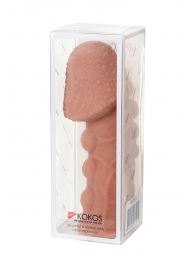 Насадка на фаллос с пузыриками, венками и ребристостью KOKOS Extreme Sleeve 09 - 12,7 см. - KOKOS - в Ногинске купить с доставкой
