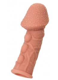 Насадка на фаллос с пузыриками, венками и ребристостью KOKOS Extreme Sleeve 09 - 12,7 см. - KOKOS - в Ногинске купить с доставкой