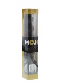 Черная ёлочка-насадка для двойного проникновения Mojo Bumpy - 15 см. - Seven Creations - в Ногинске купить с доставкой