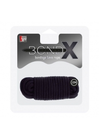 Черная веревка для связывания BONDX LOVE ROPE - 10 м. - Dream Toys - купить с доставкой в Ногинске