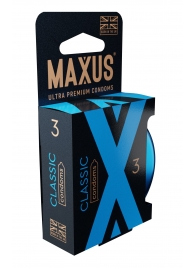 Классические презервативы в железном кейсе MAXUS Classic - 3 шт. - Maxus - купить с доставкой в Ногинске