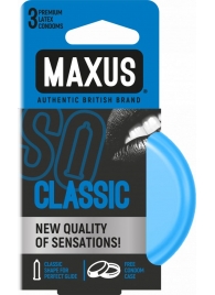 Классические презервативы в железном кейсе MAXUS Classic - 3 шт. - Maxus - купить с доставкой в Ногинске