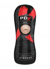 Мастурбатор-ротик Vibrating Oral Stroker - Pipedream - в Ногинске купить с доставкой
