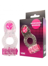 Прозрачное эрекционное кольцо Erowoman-Eroman - Erowoman-Eroman - в Ногинске купить с доставкой