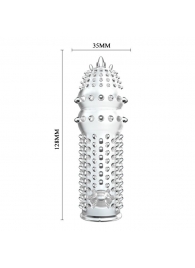 Закрытая прозрачная насадка Crystal sleeve - 14,2 см. - Erowoman-Eroman - в Ногинске купить с доставкой