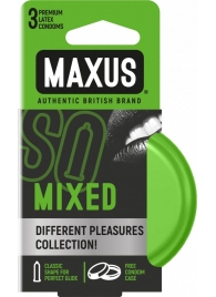 Презервативы в железном кейсе MAXUS Mixed - 3 шт. - Maxus - купить с доставкой в Ногинске