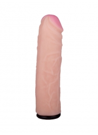 Черный пояс-трусики с насадкой  Гламур Dana  - 15,5 см. - LOVETOY (А-Полимер) - купить с доставкой в Ногинске