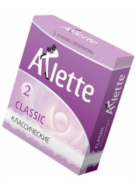 Классические презервативы Arlette Classic - 3 шт. - Arlette - купить с доставкой в Ногинске