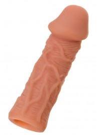Телесная реалистичная насадка KOKOS Extreme Sleeve 05 с дополнительной стимуляцией - 12,7 см. - KOKOS - в Ногинске купить с доставкой