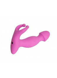 Розовый стимулятор простаты с усиками - 15 см. - 4sexdreaM - в Ногинске купить с доставкой