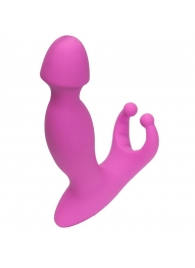 Розовый стимулятор простаты с усиками - 15 см. - 4sexdreaM - в Ногинске купить с доставкой