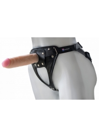 Универсальный мягкий пояс с насадкой Hard brutal BDSM-КОНСУЛ - 17 см. - LOVETOY (А-Полимер) - купить с доставкой в Ногинске