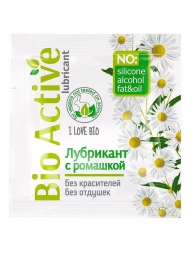 Пробник лубриканта на водной основе Bio Active - 3 гр. - Биоритм - купить с доставкой в Ногинске